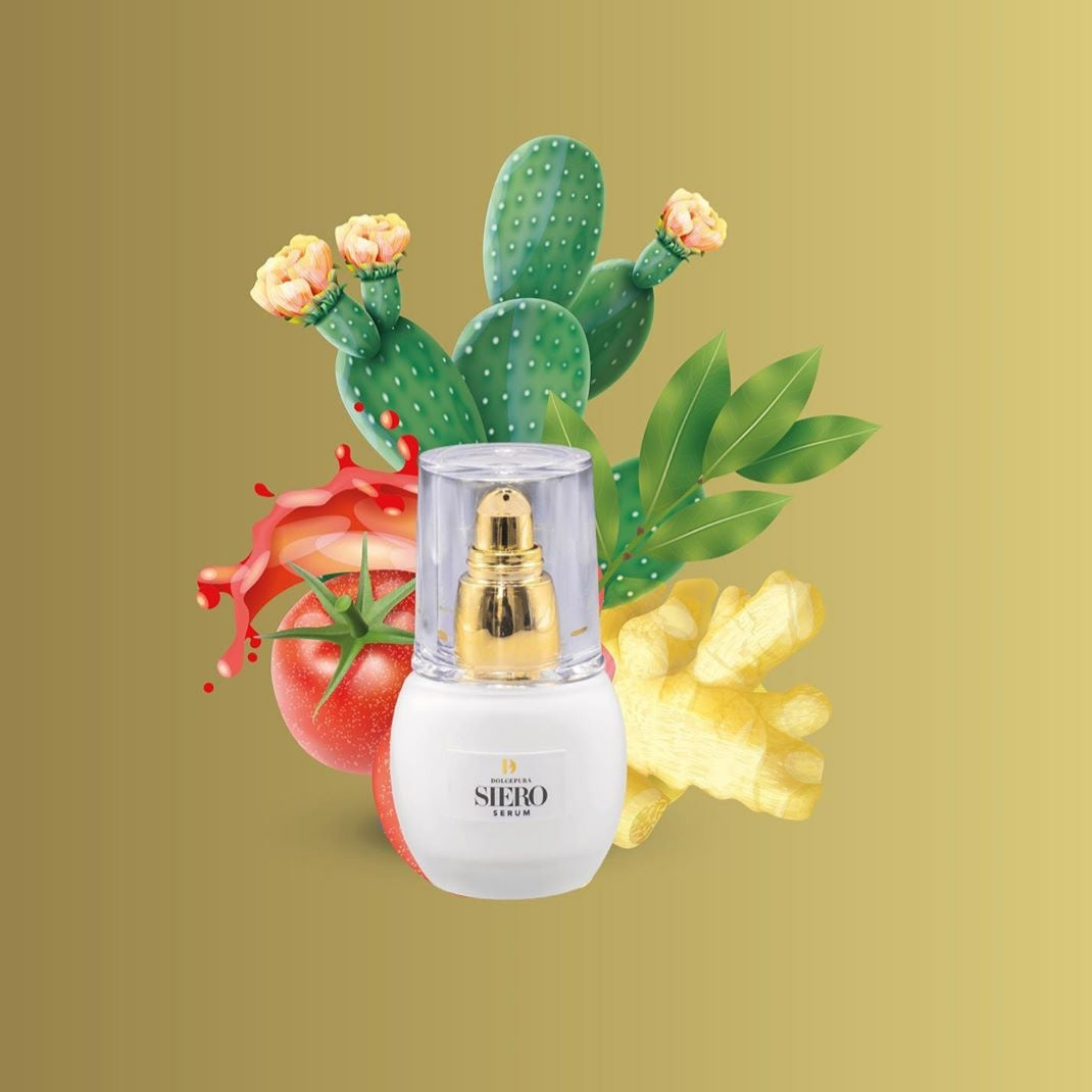 Siero VISO, crema leggera viso, crema zona OCCHI "PREZIOSI". Origine organica e vegetale